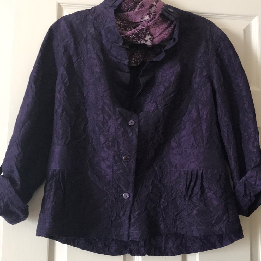 Chico’s Crinkle jacket